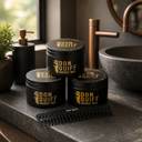 ENERGY WAX 3er Set mit Carbon Kamm – Badezimmer