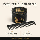ENERGY WAX + KAMM Inhalt: Energy Wax und Kamm – zwei Teile, ein Style